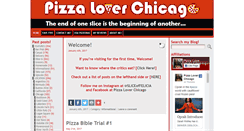 Desktop Screenshot of pizzaloverchicago.com