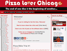 Tablet Screenshot of pizzaloverchicago.com